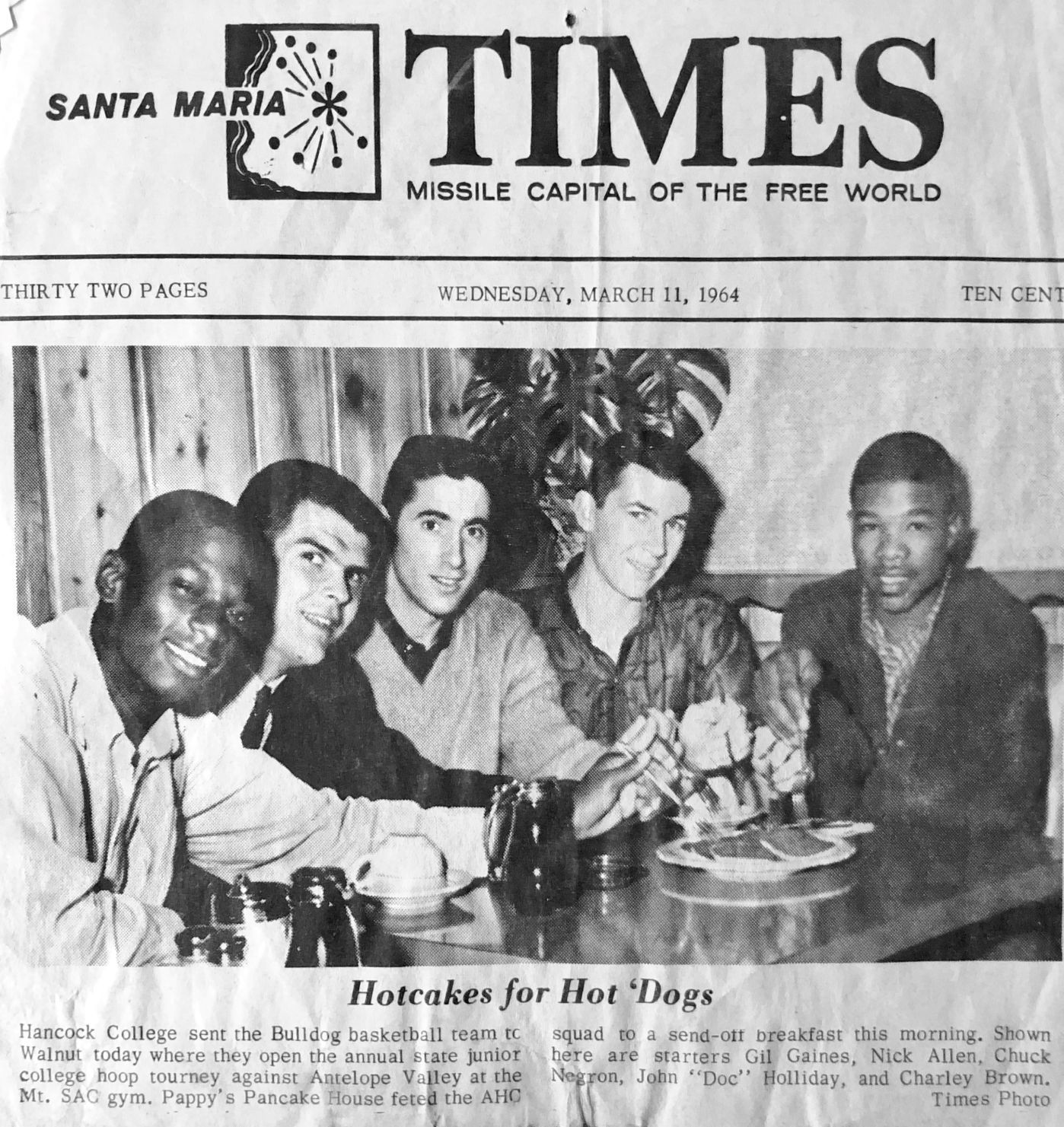 Hancock College reunion set for Friday: Team breakfast